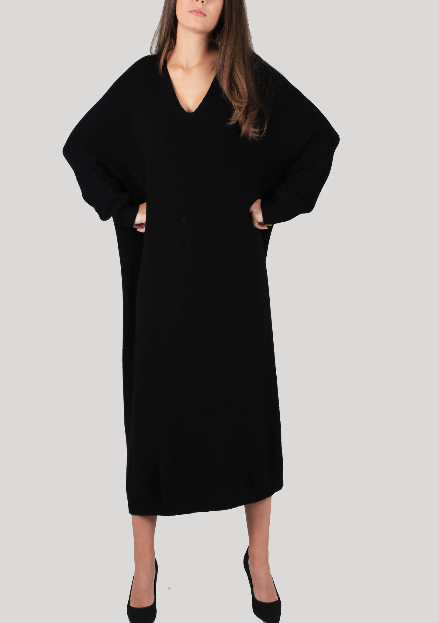 MAXI STRICKKLEID